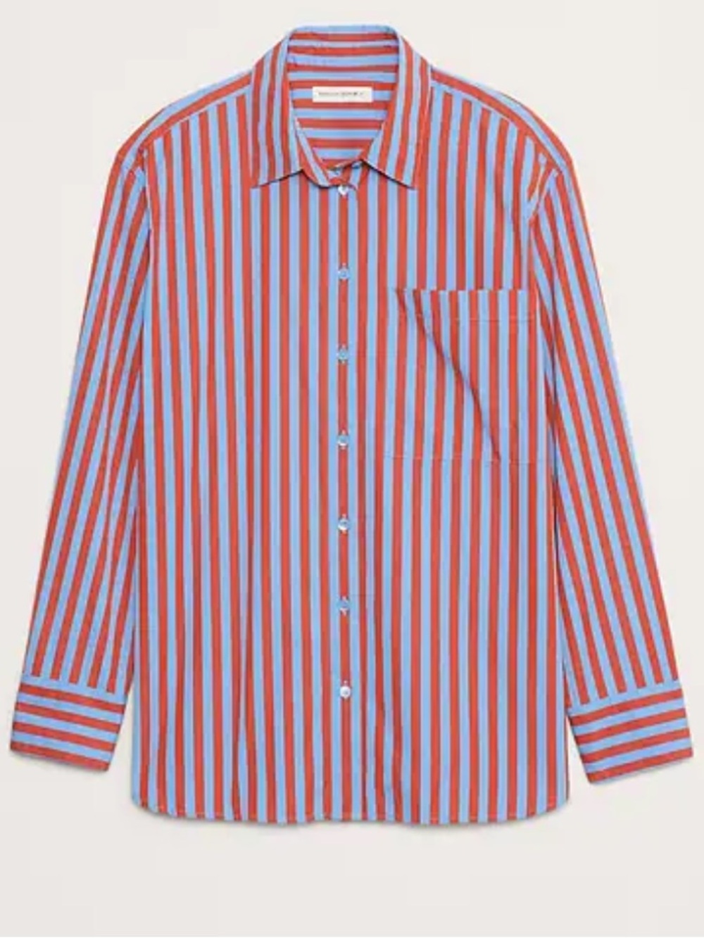 Banana Republic “The Oversized Shirt” in cotton poplin